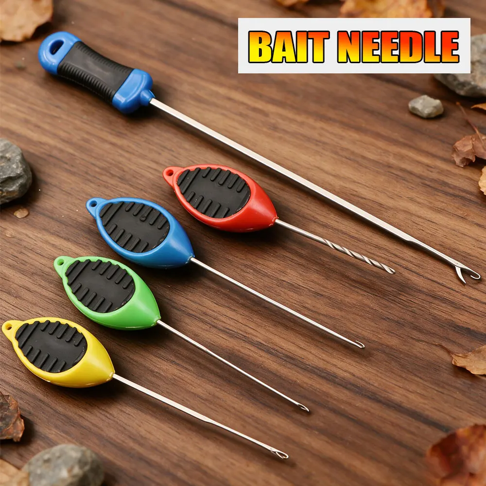 Karpfen Angeln Köder Nadel Set Gated Nadel Pop Up Boilies Spleißen Pins Nadel Karpfen Rig, Der Werkzeuge Angeln Zubehör Tackle – Detail 1