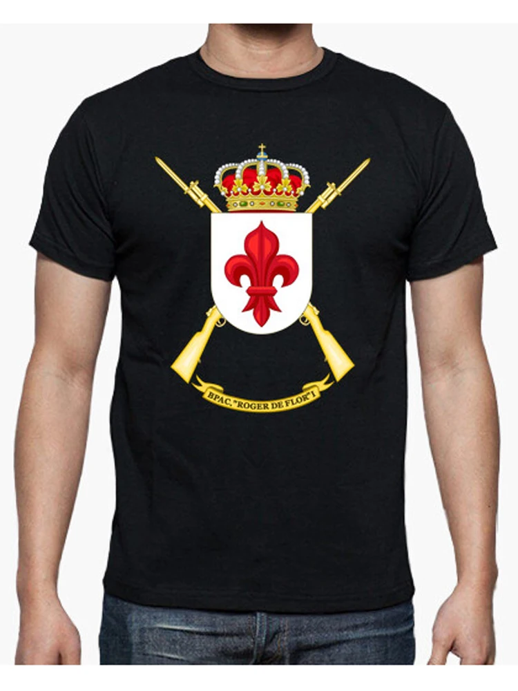 Español Roger De Flor Brigada Camiseta. 100% Algodón, De Alta Calidad, De Gran Tamaño, Casual