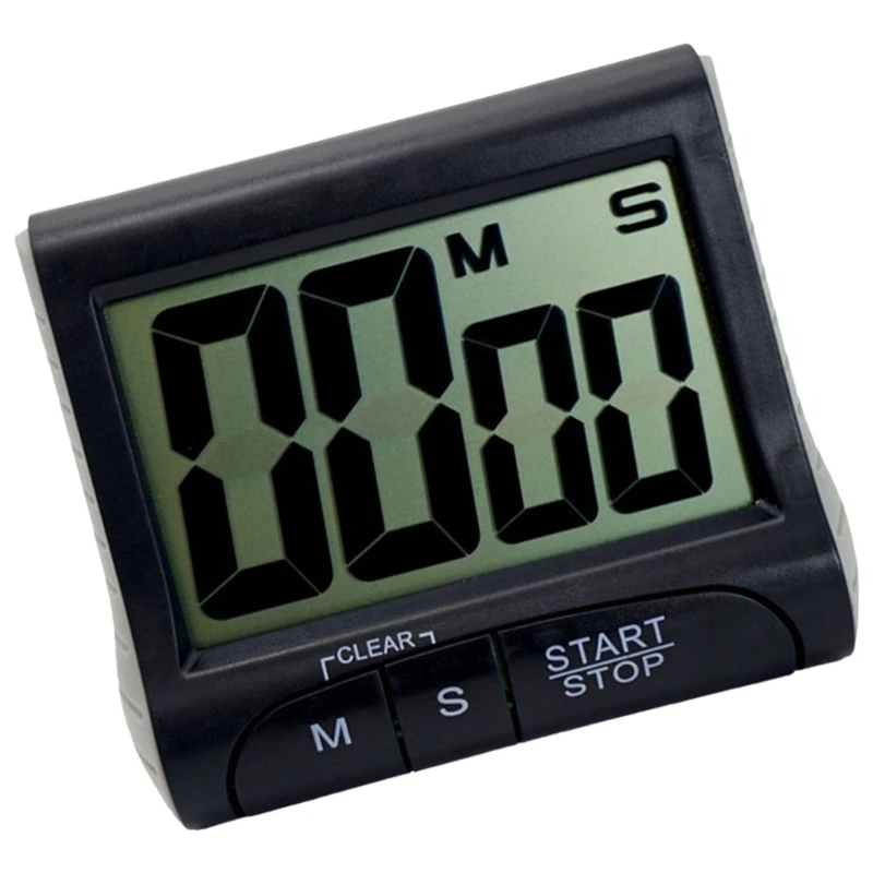Temporizador Digital multifuncional con pantalla parte trasera magnética y alarma fuerte, para uso en cocina y