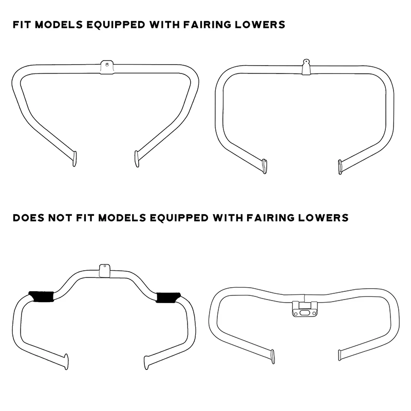 Motorcycle Lower Vented Fairing 6.5\