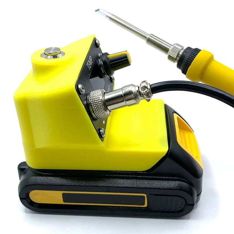 

YHYS T12 Беспроводная паяльная станция Портативная электрическая паяльная станция для батареи Желтый