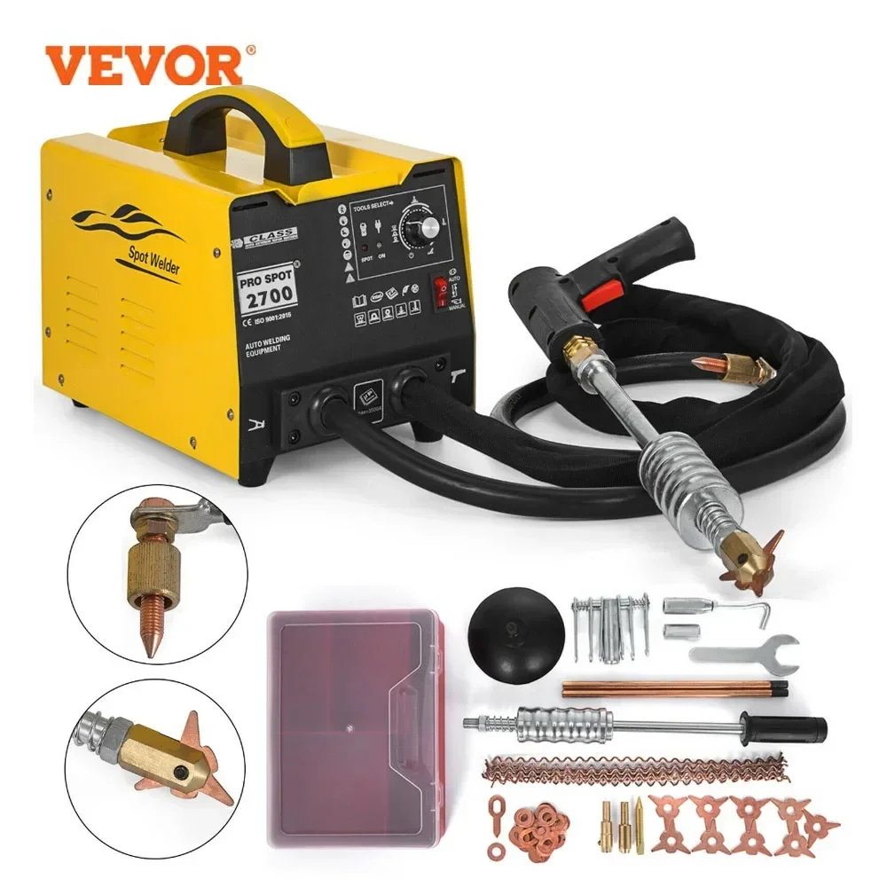 VEVOR-máquina de reparación de abolladuras para Panel de vehículo, dispositivo extractor de puntos, GYSpot 2700 3500A, Kit de reparación de