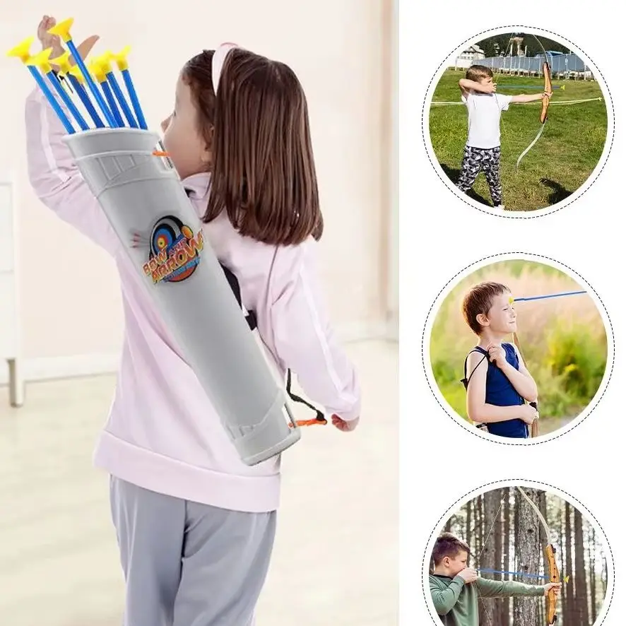 10/20pcs Suction Cup Shooting Arrow 42cm Children's Beginner Indoor and Outdoor Safety Practice Archery Children's Gift Toy