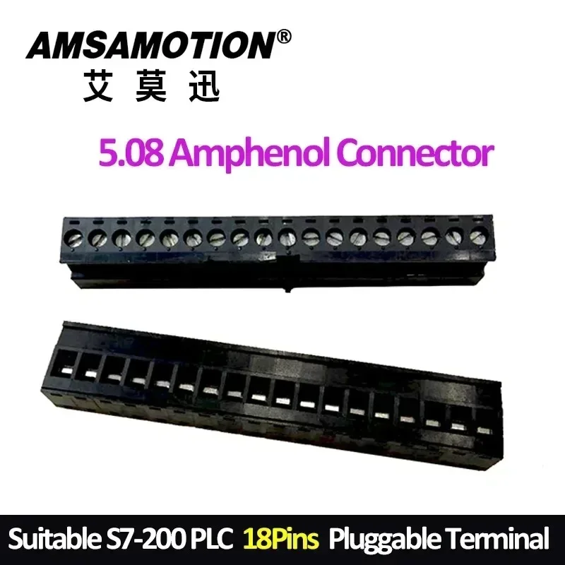 4pcs/Lot Terminal Suitable Siemens S7-200 PLC 14pin 18pin Puggable Terminal Connector For CPU224XP CPU226 PLC