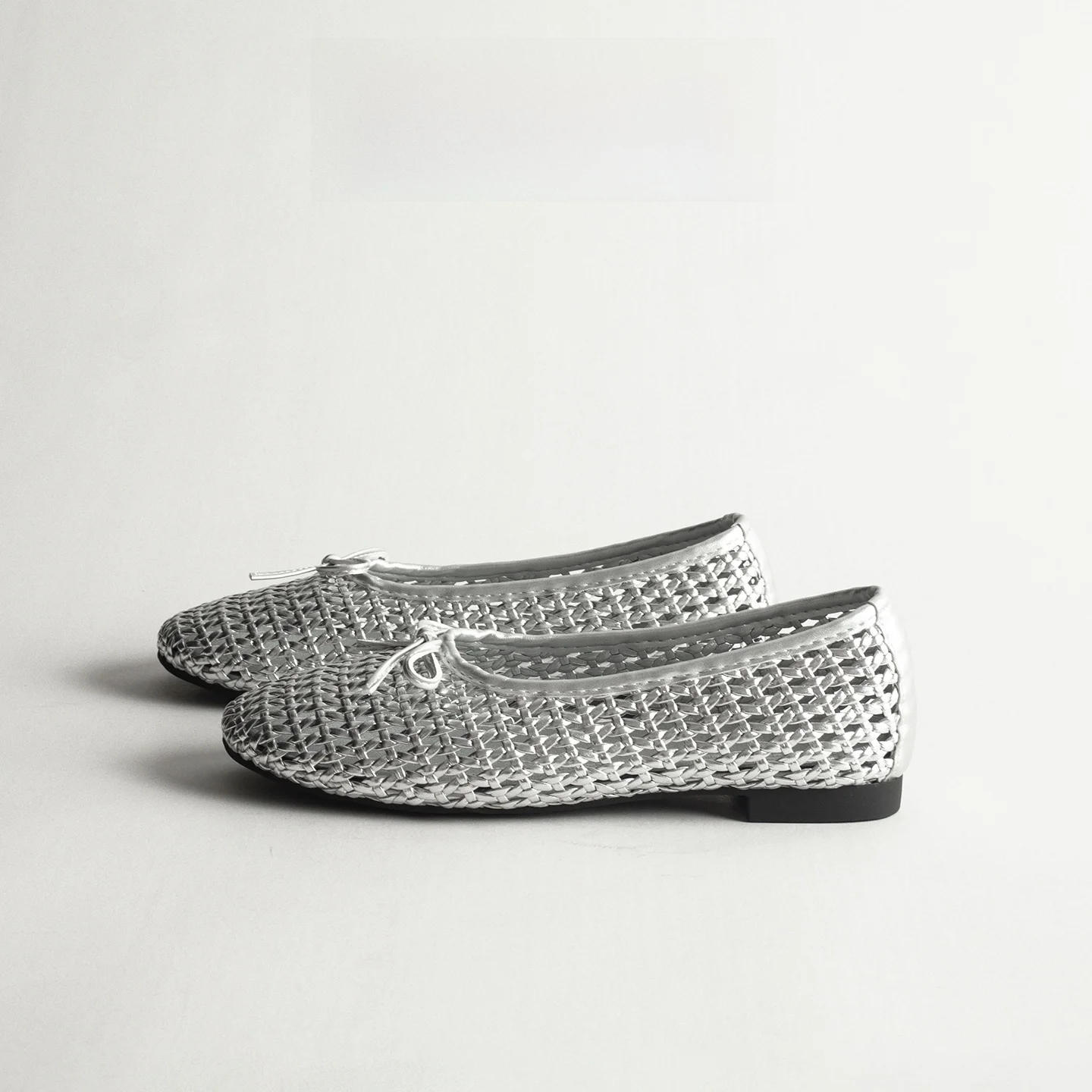 ballet-flat-shoes-women's-versatile-fashion-knot-slip-on-casual-low-cut-single-shoes-breathable-comfortable-korean