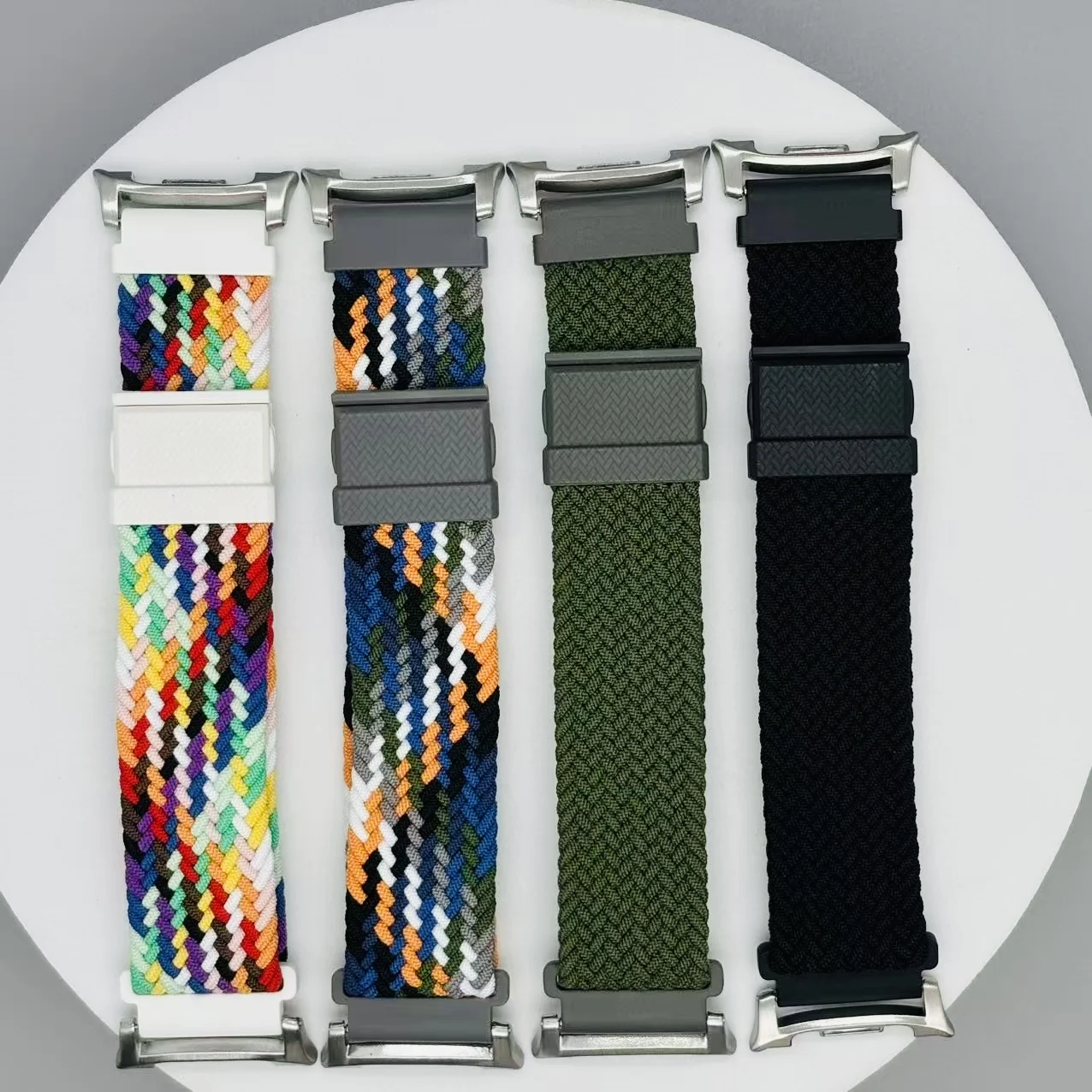 لساعة سامسونج جالاكسي 8 40 44 مللي متر حزام ساعة من النايلون لساعة سامسونج جالاكسي Watch8 الكلاسيكية 46 مللي متر معصمه استبدال اختيار الهدايا