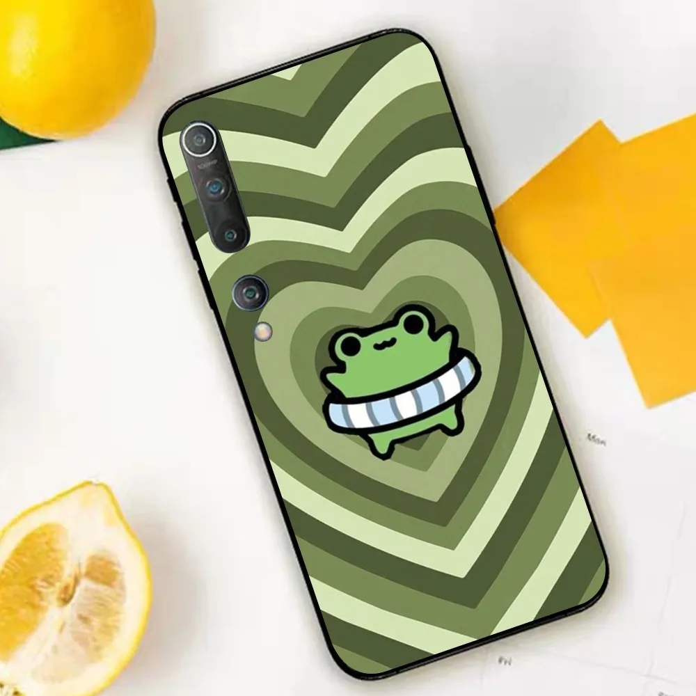 Cartoon Frog Phone Case For Samsung S 20 21 22 23 plus Ultra for Redmi Note 8 9 10 11 for Huawei Y 5 6 9