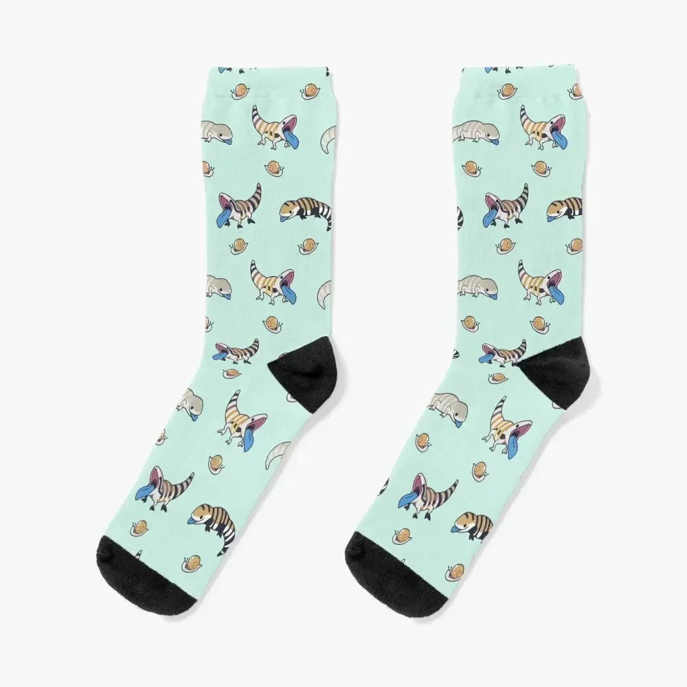 

Blue-tongued Skinks Socks football funny gifts christmass gift loose Mens Socks Women's