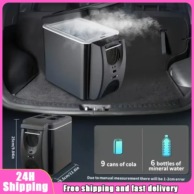

2025 НОВЫЙ 6л портативный автомобильный холодильник мини-автомобильный холодильник-инкубатор для охлаждения с подогревом грузовика общежития красота Maquillage