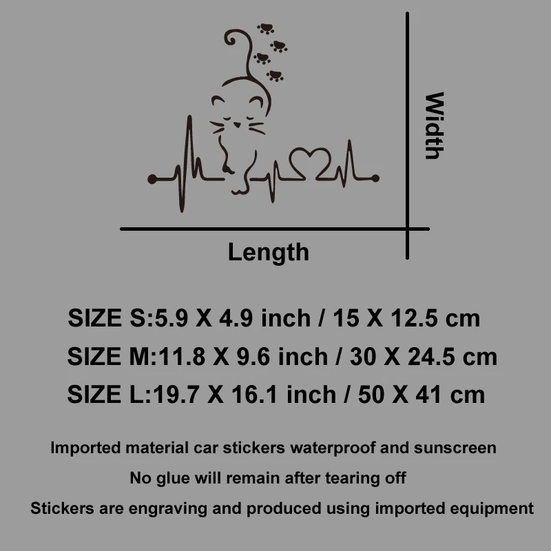ملصقات إبداعية ومضحكة مطبوعة على شكل مخلب القطط اللطيفة لمحبي الرسوم المتحركة، جودة عالية للدراجات النارية والشاحنات والسيارات