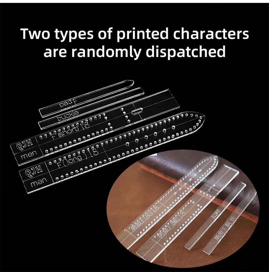 Strap Band Leather Craft Tools Transparent Acrylic Watch Strap Template Home DIY Supplies Watch Strap Mold Men and Women