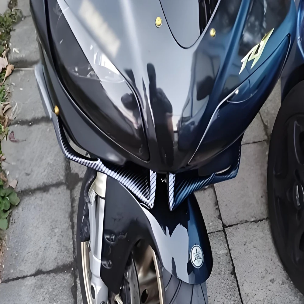 Motorcycle Modification for Yamaha YZF-R15 V3.0 2017-2021 Beak-style Windshield Shark Fin Intake Wing Lower Lip Windshield