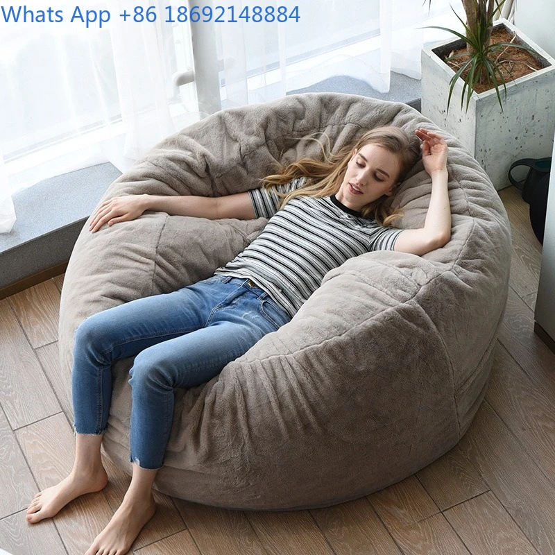 Extra Large Lazy Sofa Luxury Foam Bean Bag Living Room Balcony Bedroom Leisure Creative Nordic Recliner