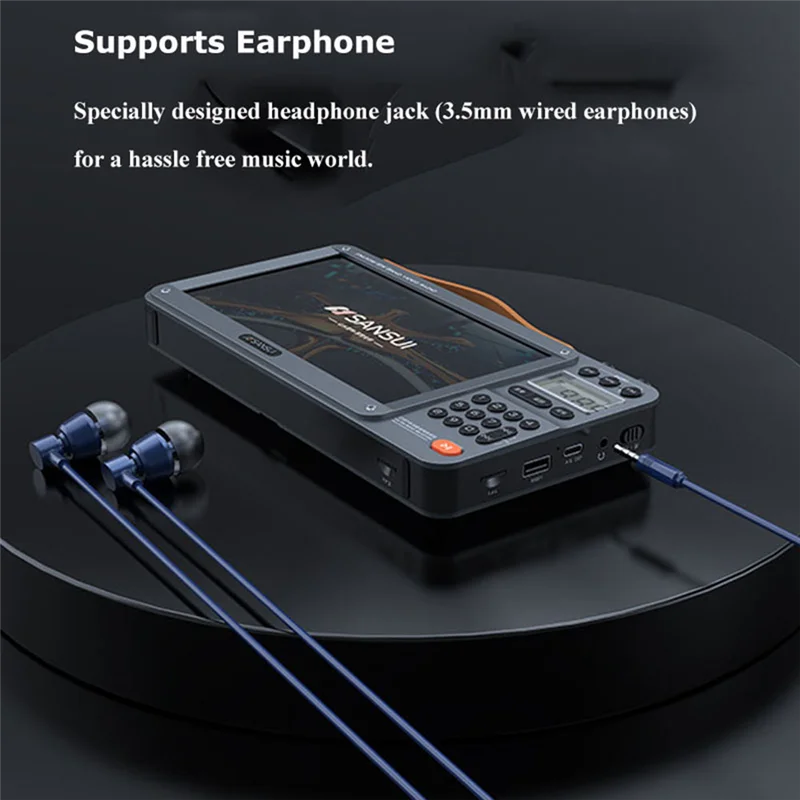 AT12 Sansui F51 Ретро видео радио Беспроводной Bluetooth-динамик Портативный вседиапазонный FM/MW/SW радио Mp3-плеер Музыкальный плеер Сабвуфер