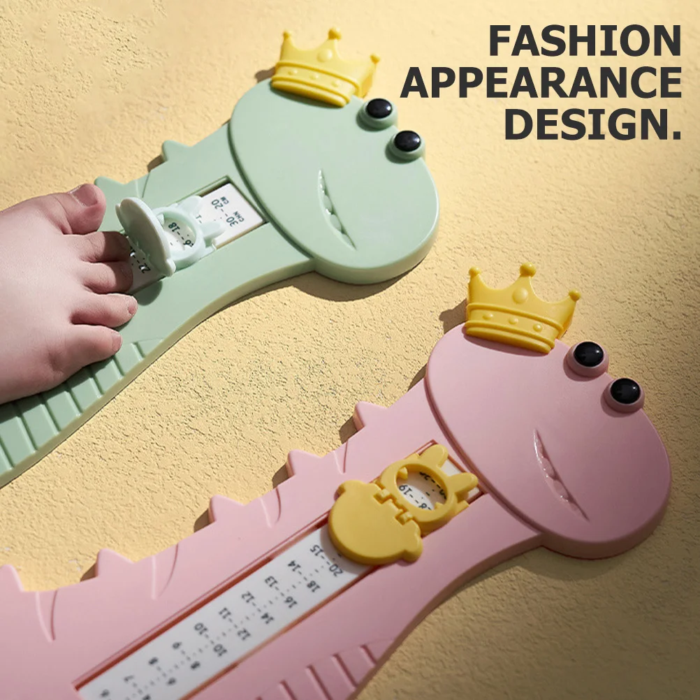 2Pcs Foot Measurement Device for Kids Baby Shoe Size Measurer Tool Accurate Home Use Toddler Feet Measuring Ruler with Size