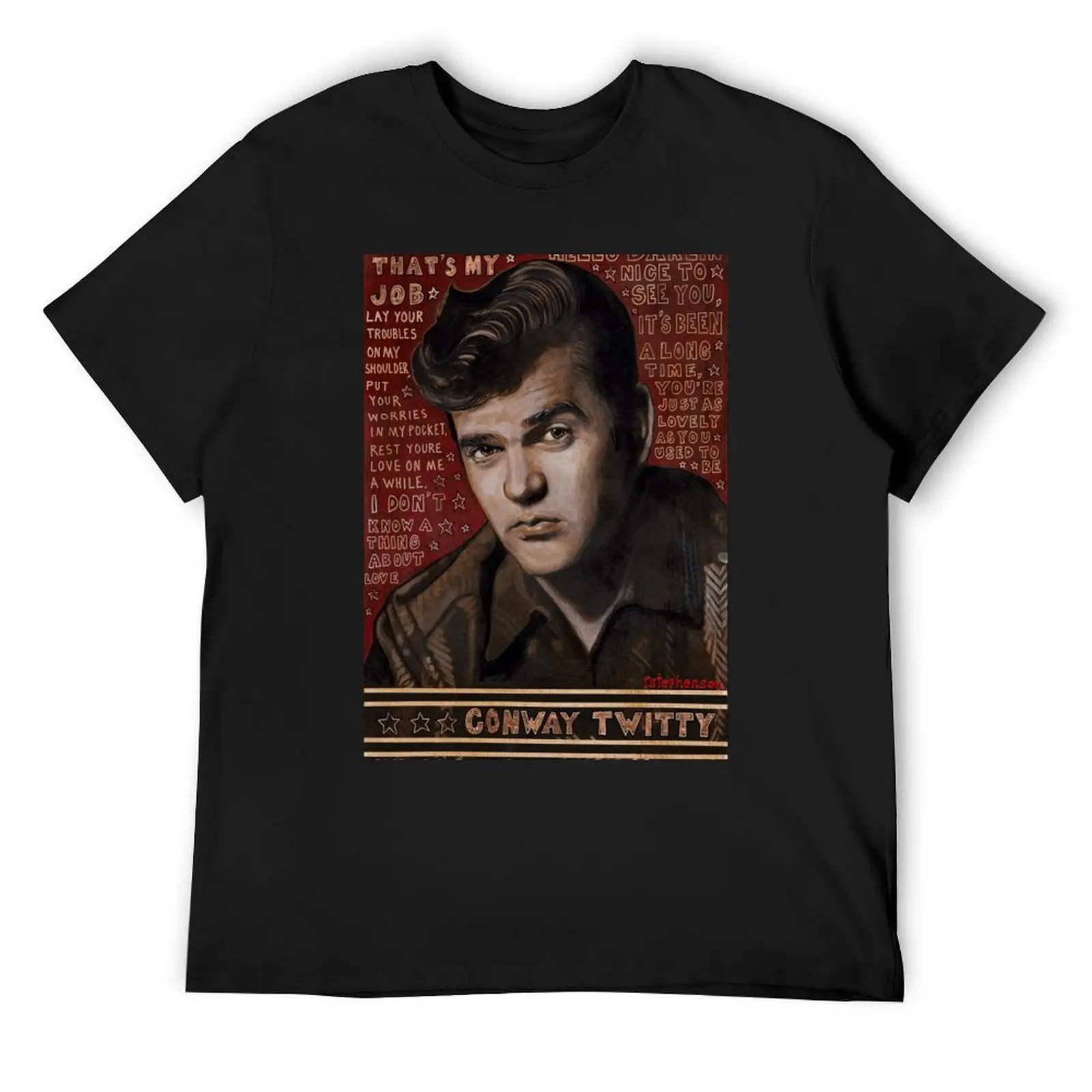 

Conway Twitty T-Shirt plus sizes man t shirt tshirts for men