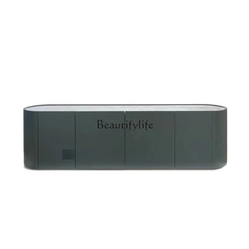

LX49Nordic creative dining side tea cabinet entrance entrance entrance marble sofa partition cabinetSSS