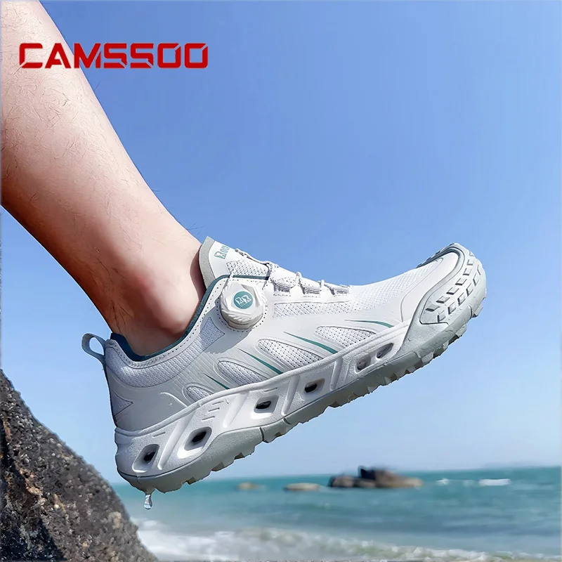 CAMSSOO Upstream zapatos trekking hombre acuáticos malla transpirable - imagen 3