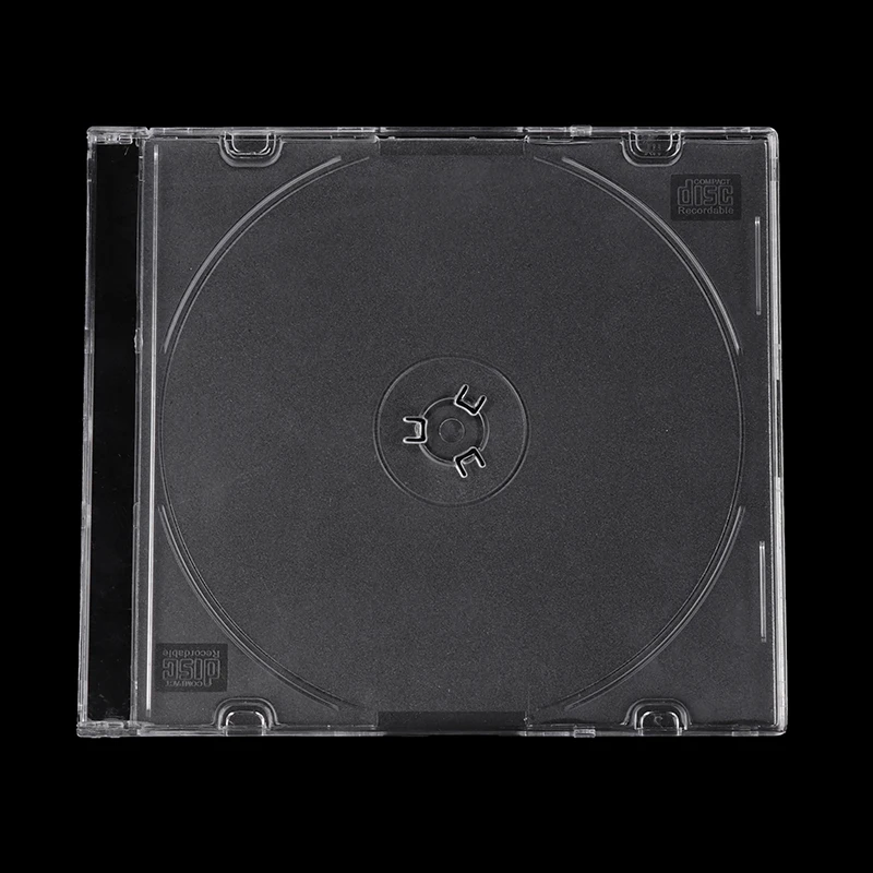CD Storage Case Transparent Stand Acrylic Holders For CDs DVD Storage Holder Transparent