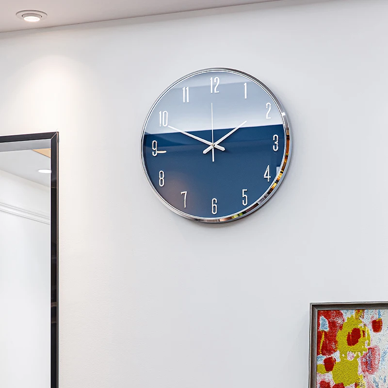 Imagem -06 - Grande Relógio de Parede Automático de Luxo Digital Clássico Silencioso Decoração Adesivo Parede Relógio Moderno Reloj Pared Quarto Decorações