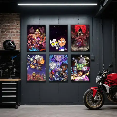 Anime The Owl House Poster Art Print Anime Style Home Decor Ideal Gift Perfect Room Decor