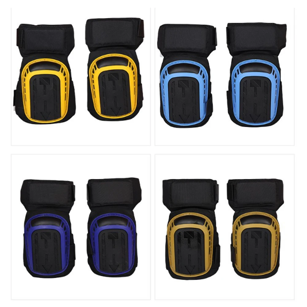 Double-Layer Shockproof Knee Protectors - 20mm Thick Gel-EVA Hybrid Padding for Concrete Grinding/Cleaning