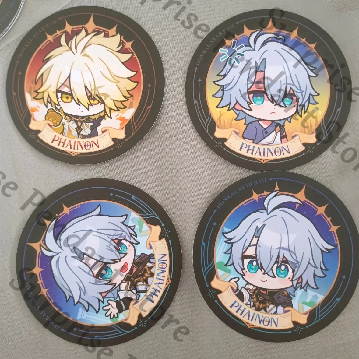 

Honkai: Star Rail Game Ambitus Phainon колеги версия Q милый коврик для чашки коллекция сувенир украшает подарок на день рождения