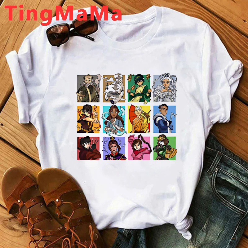 Avatar the Last Airbender Appa t-shirt female grunge harajuku vintage harajuku kawaii summer top  ulzzang