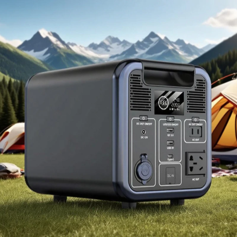 

Portable Power Station 600W 448Wh LiFePO4 Battery 66W PD & Wireless Charging Solar Generator for Home Emergency and Outdoor