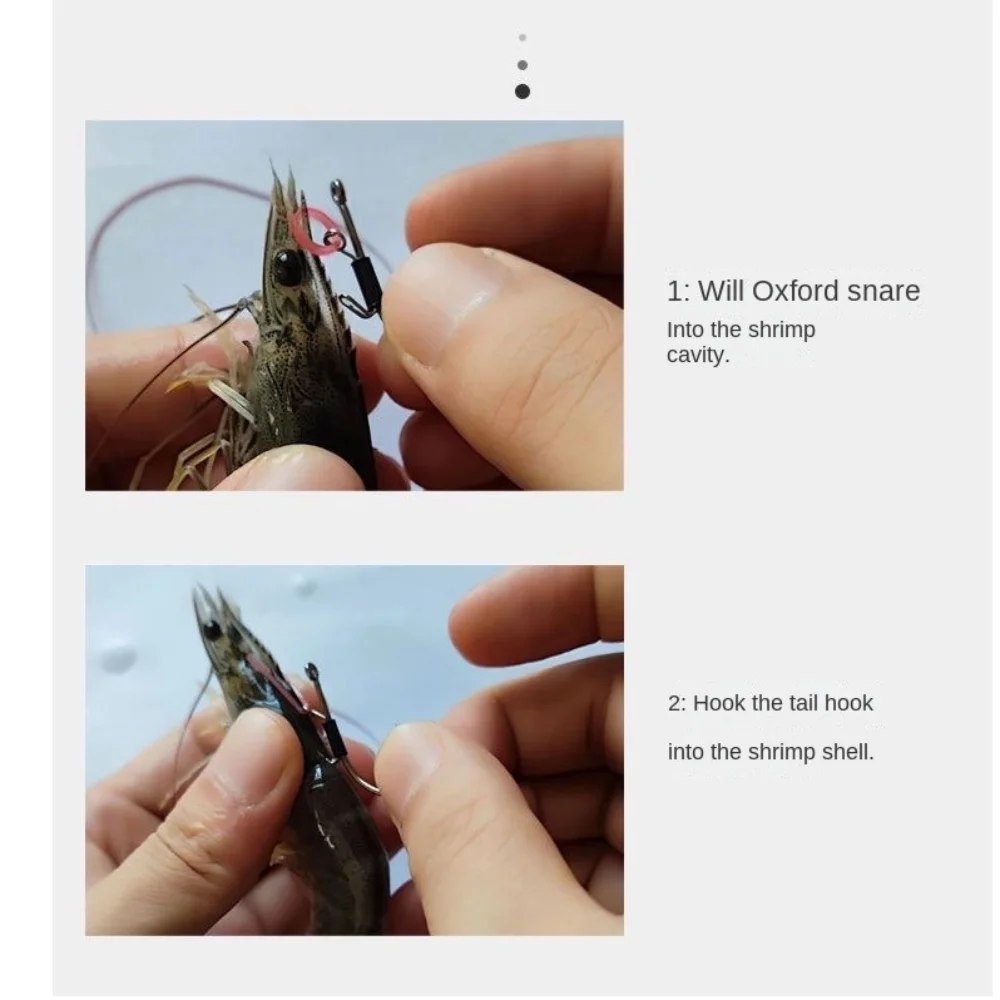 10pcs Third generation Live Shrimp Bait Hooks Single hook Wacky Weedless Worm High-carbon Steel Fishhook Pickerel Wide Gap