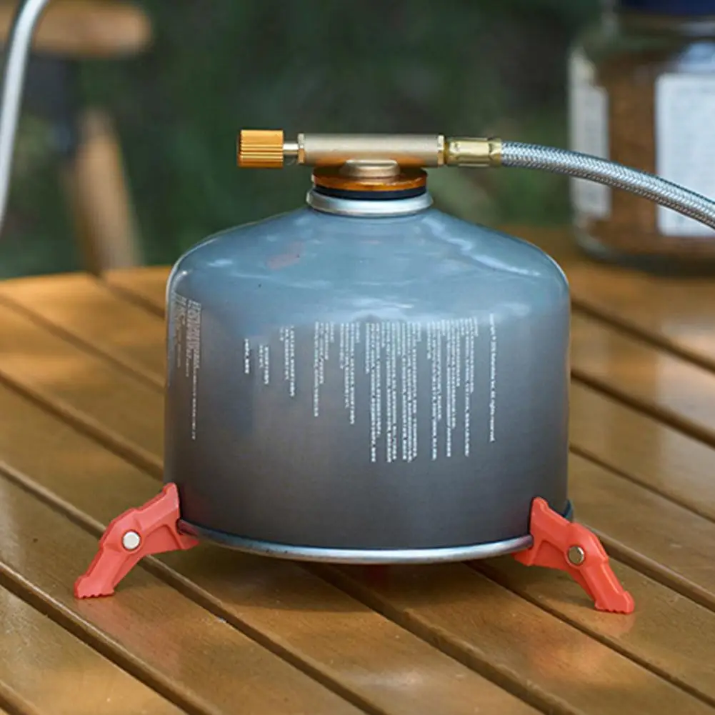 Soporte para recipiente de acampada, estabilizador de tanque de Gas Jetboil 4 1 1 6 0 6CM, ligero y portátil, 3 uds.