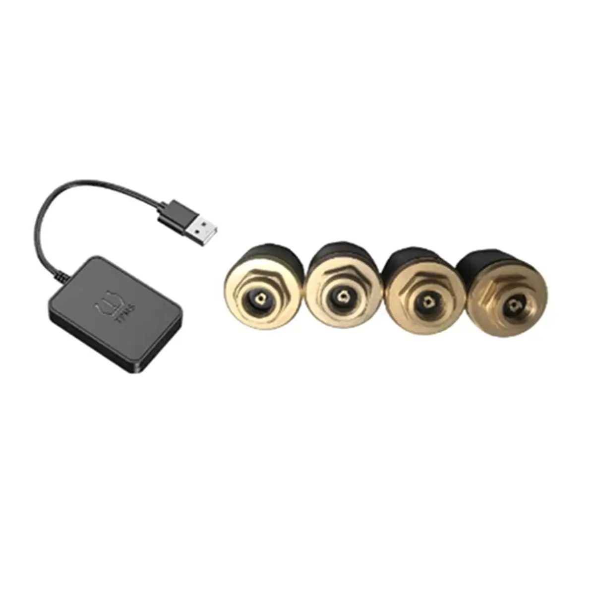 AA80 Car Tire Pressure Monitor System USB Android TPMS for Navigation Player Temperature Warning Sensors Car Accessories