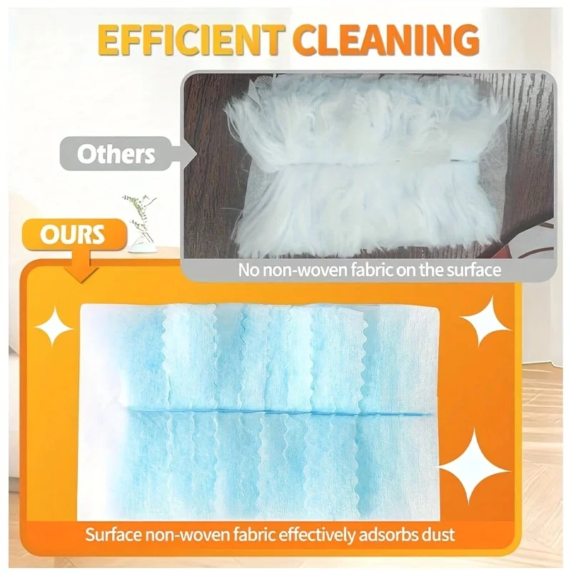 Electrostatic Disposable Dust Duster Set 21 Count with Handle, Replacement Dust Wands Refills for Household Furniture Auto Keybo