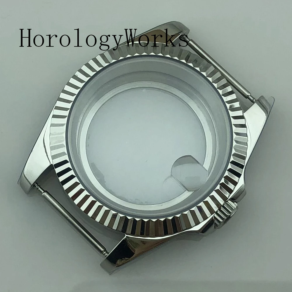 39mm Case Sapphire Glass Fit NH34 NH35 NH36 PT5000 ETA2824 Movement Watch Parts - view 3