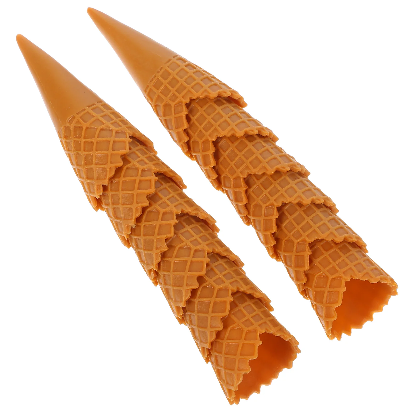 12 Uds. Cono de helado simulado, Mini conos de helado realistas para decoración DIY, proyectos artesanales, exhibición de alimentos artificiales, tienda en casa