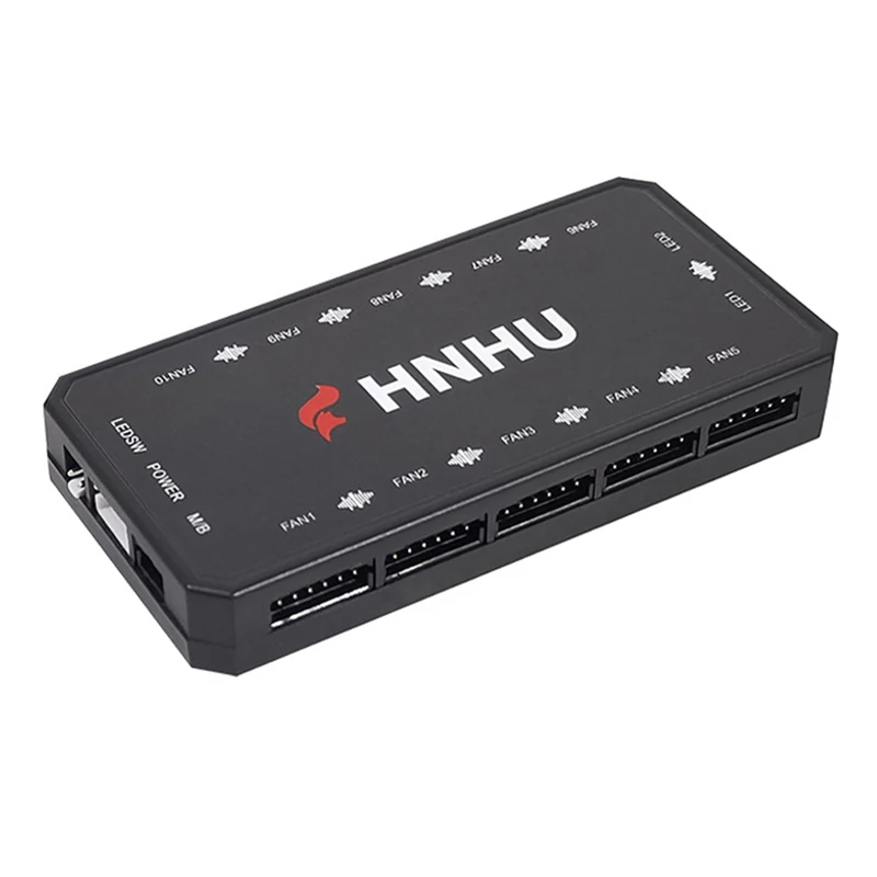 HNHU-PC CPU RGB Fan Controller 6pin Connector To SATA Power Hub Processor For Computer Cpu Case Parts Cooling Air-cooler mute