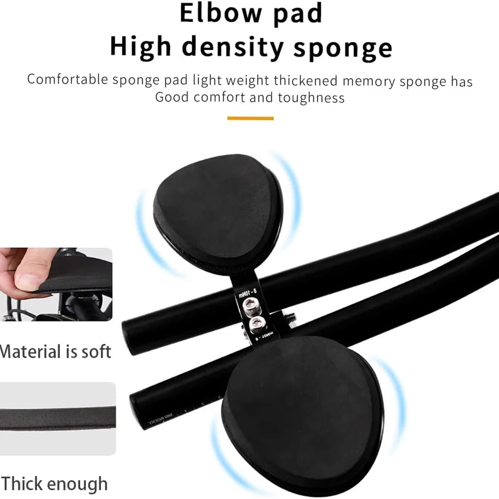 جبل سبائك الألومنيوم دراجة المقود الاسترخاء القضبان الذراع مساعدة مشقوق ملزمة الدراجة مساعدة لمسافات طويلة #4