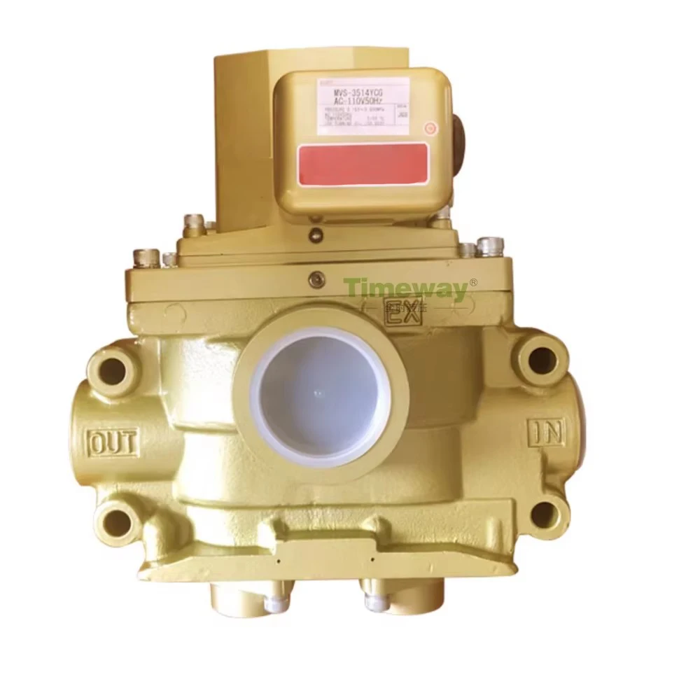 Dual Solenoid Safety Valve 3514YCG 110V 220V Industrial Punch Press Electromagnetic Valve