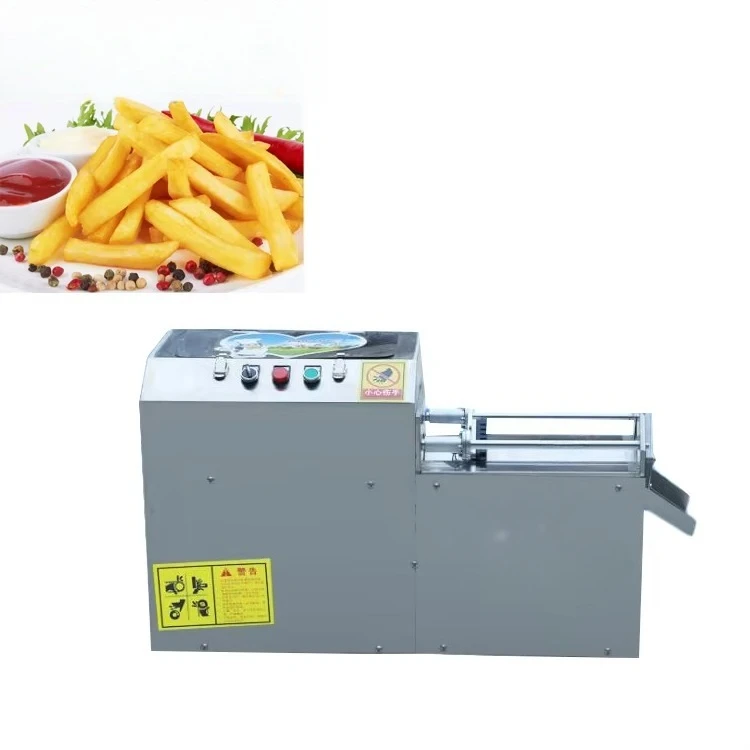 Industrial potato peeler French fries cutter