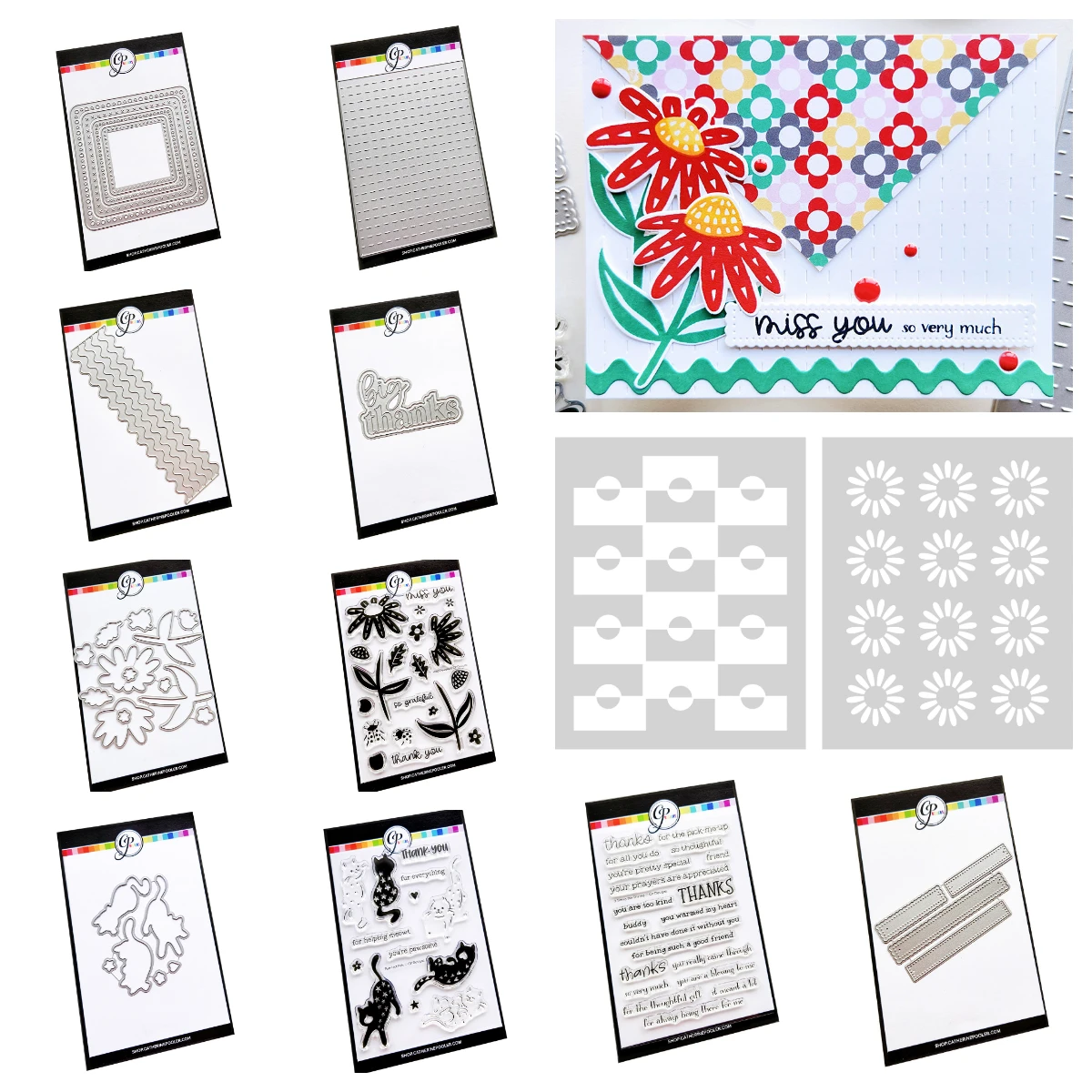 2026 New Dies and Stamps DIY Scrapbooking Paper Card Mold Diary Thanks Word Rick Rack Strip Dies Channel Stitch Cover Plate Big