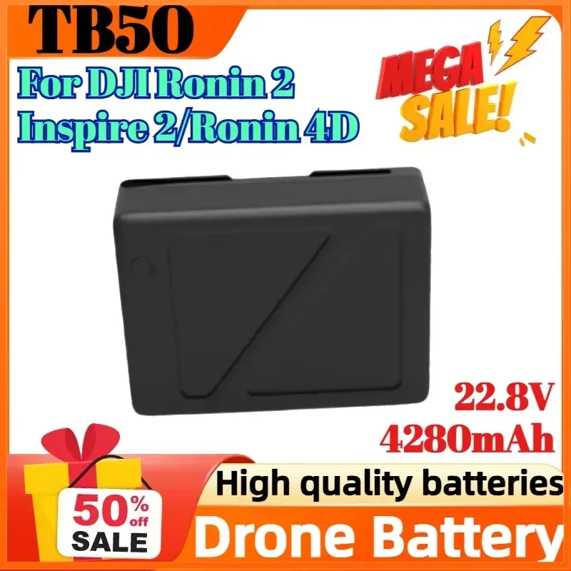 

TB50 22.8V 4280mAh Intelligent Battery Capacity for DJI Ronin 2/Inspire 2/Ronin 4D Battery