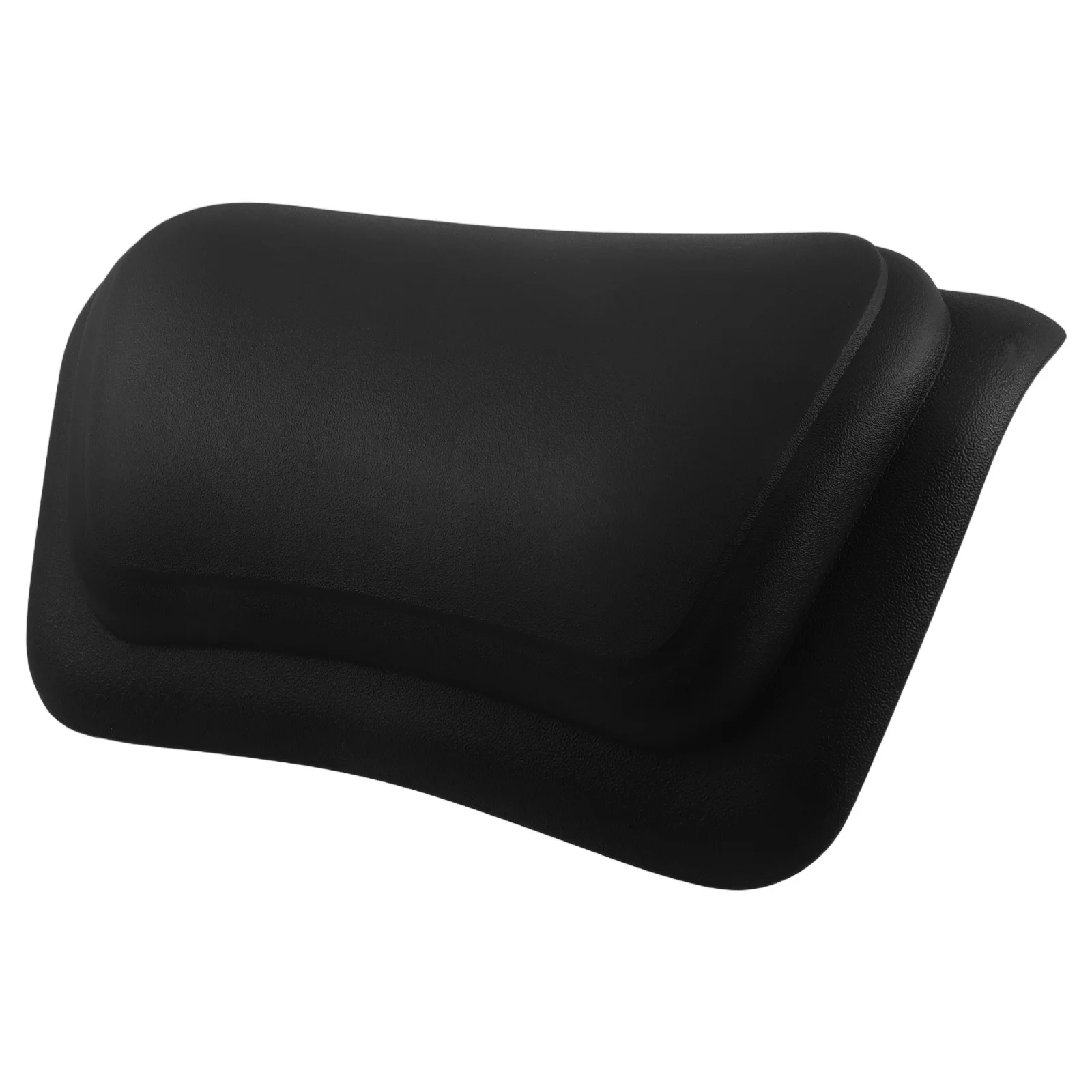 

Bath Black Soft Pu Neck Back Cushion For Bathtub Soaking Spa Relaxation Thick Bathtub Headrest Pillow Bath Tub Neck Pillow