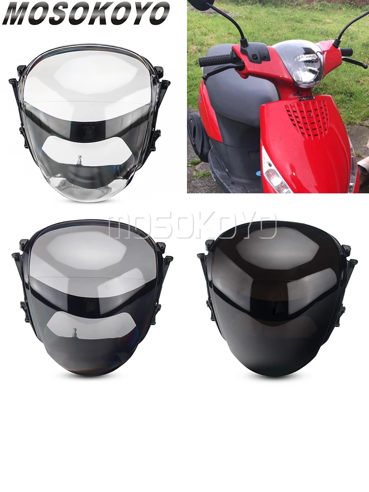 Soczewka reflektora motocyklowego do Zip 100 98 4T Zip 50 2T AC 49 DT TT LC SP 4T 49 4T Zip 125 124 1992-2017 Osłony reflektorów skuterów — zdjęcie 2