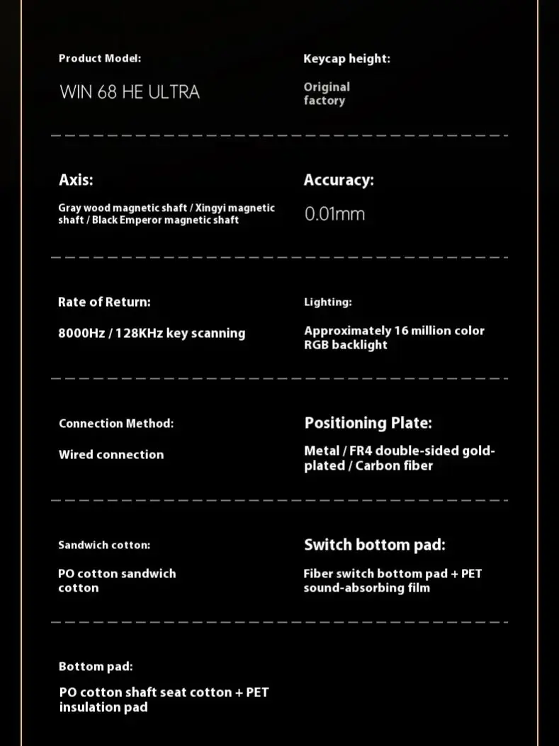 AULA WIN68HE الترا المغناطيسي محور الألعاب لوحة المفاتيح طوقا جبل 0.01mmRT 8000HZ CNC سبائك الألومنيوم الكمون المنخفض RGB لوحة المفاتيح السلكية