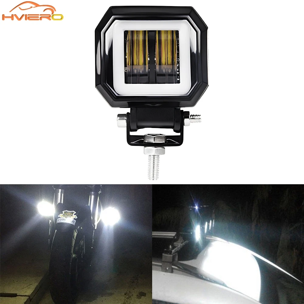 

20W Car Motorcycle Working Light 12V Spot LED Waterproof Truck Driving Off Road Vehicle Headlight Fog Spotlight Auto Accessories