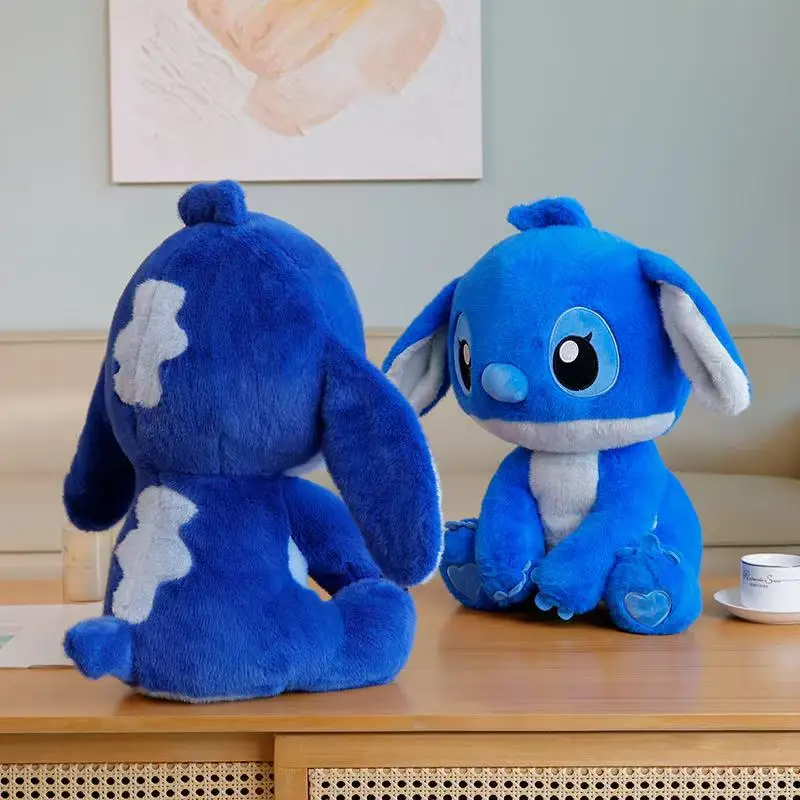 Minisoの最新のかわいいスティッチぬいぐるみ、模擬充填、漫画アニメのかわいい人形、楽しい子供の誕生日プレゼント