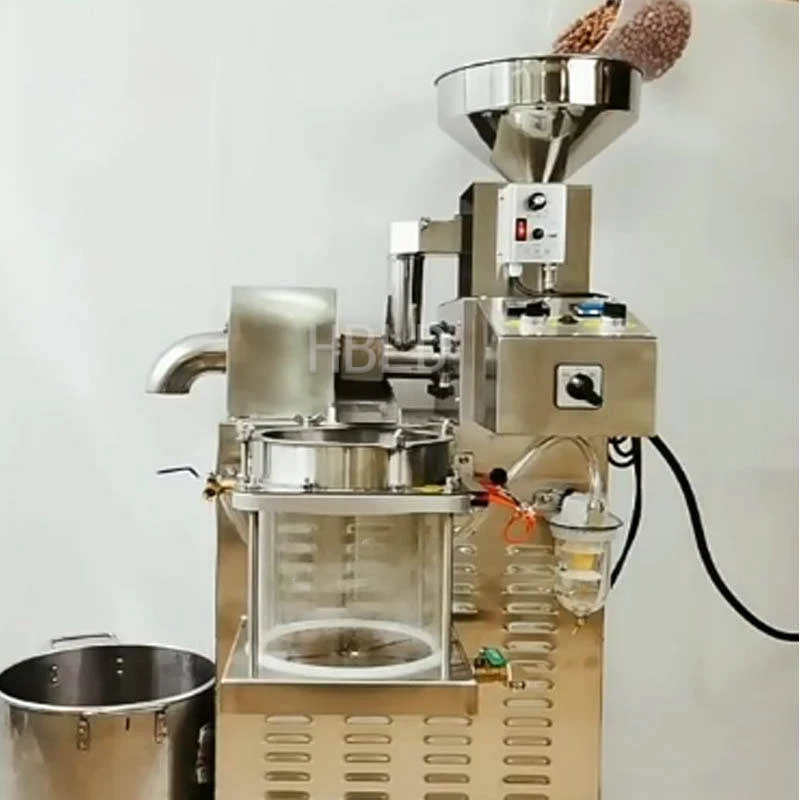 Intelligent Electric Oil Press for Commercial & Household Use Fully Automatic Cold Press for Flax & Sunflower Oils