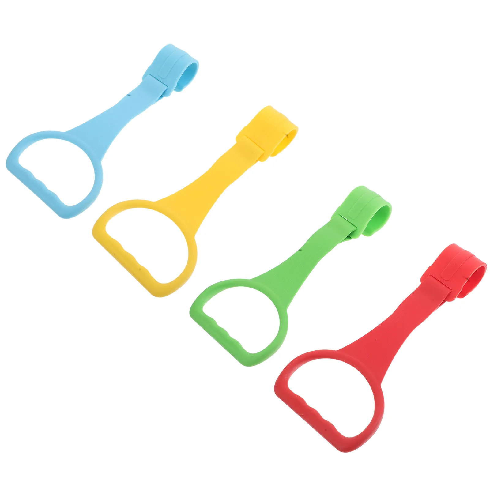 4Pcs Baby Walking Assistant Pull Up Rings Infant Standing Practice Playpen Hanging Handles Plastic Play Pen Accessories - view 3