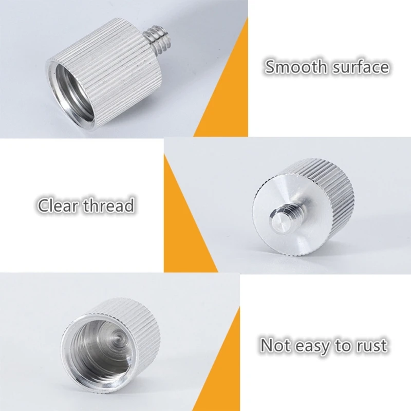 Hongtu Aluminum Tripod Screw Adaptor: 5/8 Inch to 1/4 Inch Level Converter for Camera Mount, Tripod & Monopod