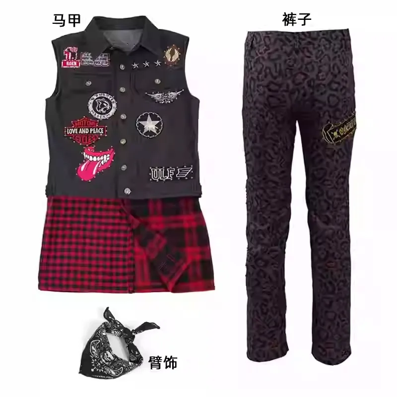 เกม FFXV คอสเพลย์ Prompto Argentum เครื่องแต่งกายชายเสื้อกั๊กกางเกงชุด Halloween Party เครื่องแต่งกาย